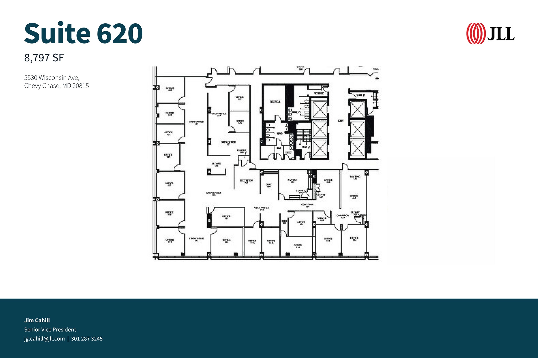 5530 Wisconsin Ave, Chevy Chase, MD à louer Plan d’étage– Image 1 sur 1