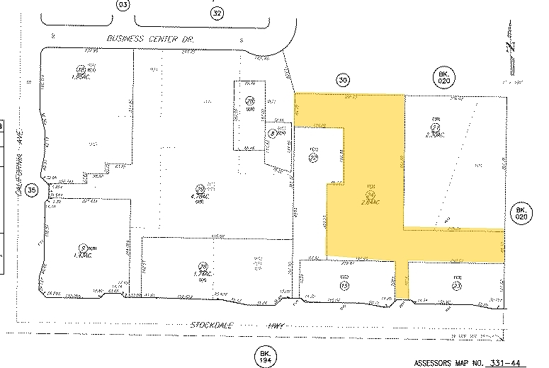 5000 Stockdale Hwy, Bakersfield, CA à louer - Plan cadastral – Image 3 sur 3