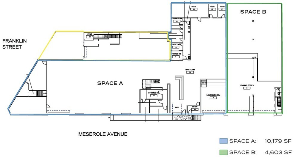 14 Franklin St, Brooklyn, NY à louer - Plan d’étage – Image 2 sur 7