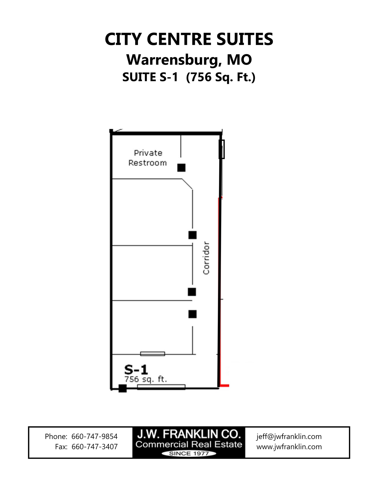123 E Gay St, Warrensburg, MO à louer Plan de site– Image 1 sur 1