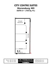 123 E Gay St, Warrensburg, MO à louer Plan de site– Image 1 sur 1