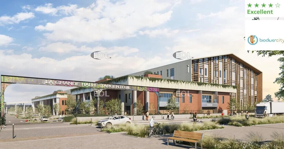 Local d’activités dans Argenteuil à louer - Photo de l’immeuble – Image 1 sur 3