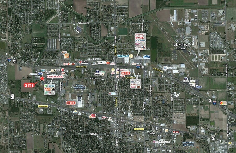 1001 Town Center Boulevard, Weslaco, TX à louer - Photo de l’immeuble – Image 2 sur 3