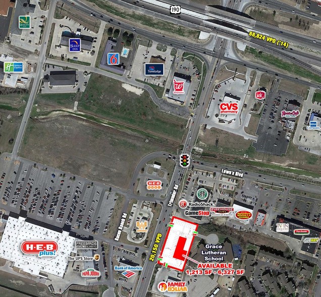 2602 Trimmier Rd, Killeen, TX à louer - Aérien – Image 2 sur 5