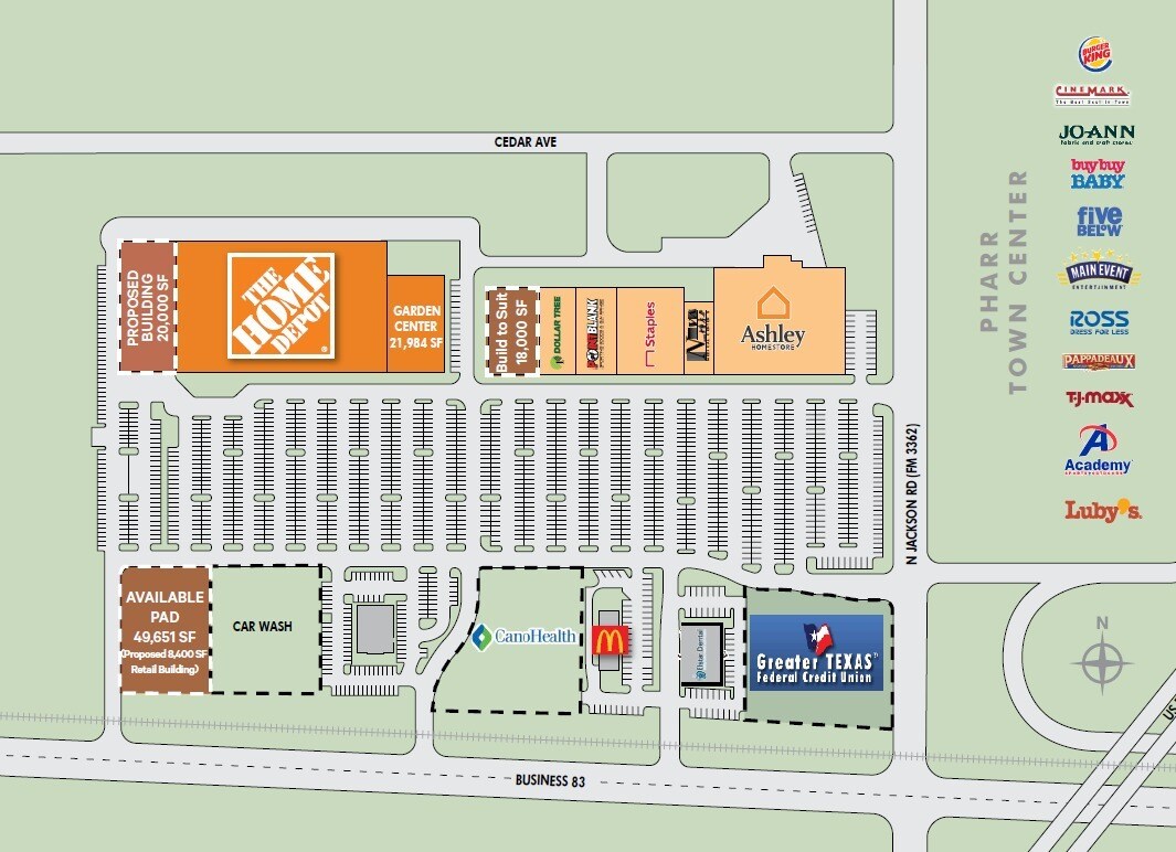 Jackson Palmer Crossing Pad 2, McAllen, TX à louer Photo de l’immeuble– Image 1 sur 3