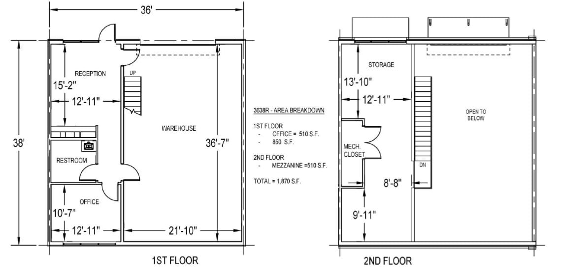 2828 Interstate 30, Mesquite, TX à louer Plan d’étage– Image 1 sur 1