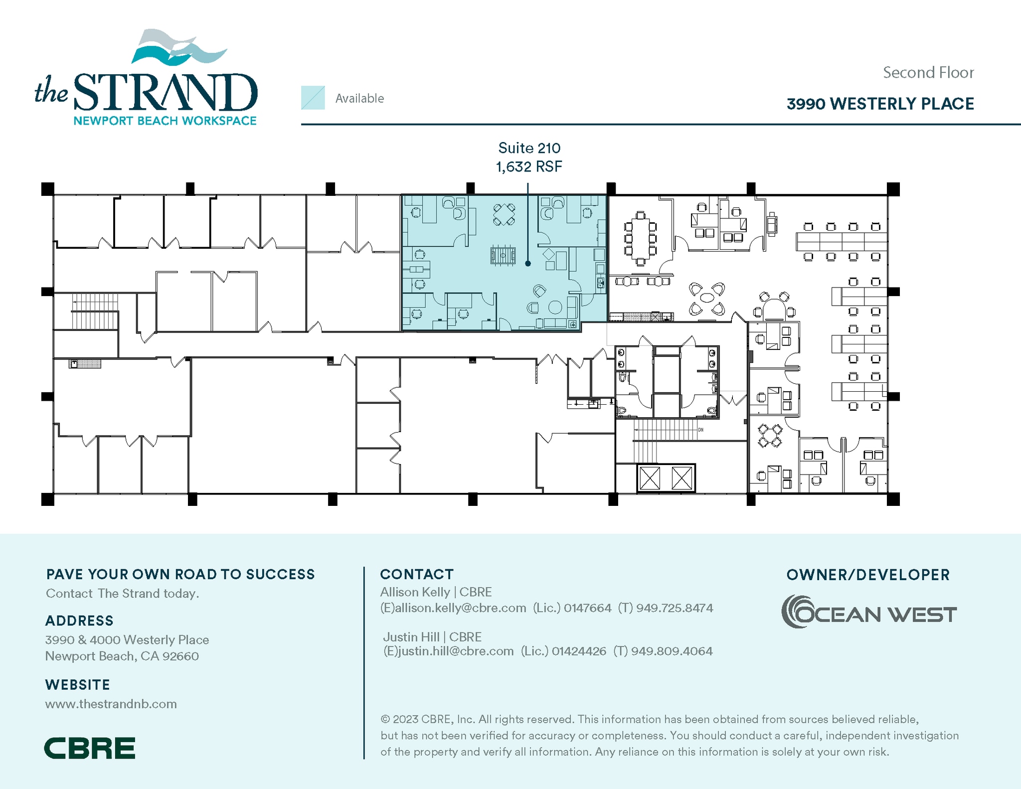 3990 Westerly Pl, Newport Beach, CA à louer Plan d’étage– Image 1 sur 1