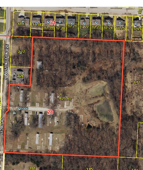 1006 Washington Ave, Knob Noster, MO à vendre - Aérien – Image 2 sur 5