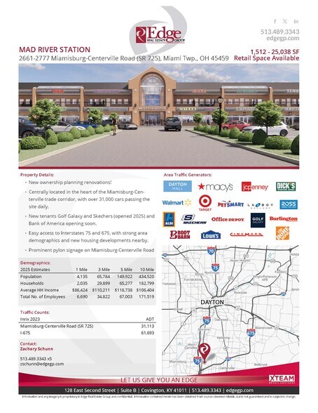 2661-2751 Miamisburg Centerville Rd, Dayton, OH à louer - Photo de l’immeuble – Image 2 sur 7