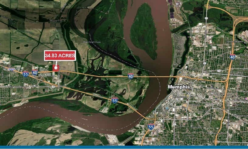 0 0 Mound City rd, West Memphis, AR à vendre - Aérien – Image 1 sur 2