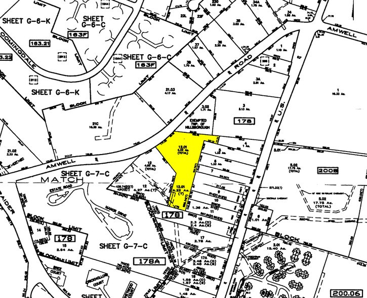 450 Amwell Rd, Hillsborough, NJ à louer - Plan cadastral – Image 2 sur 56