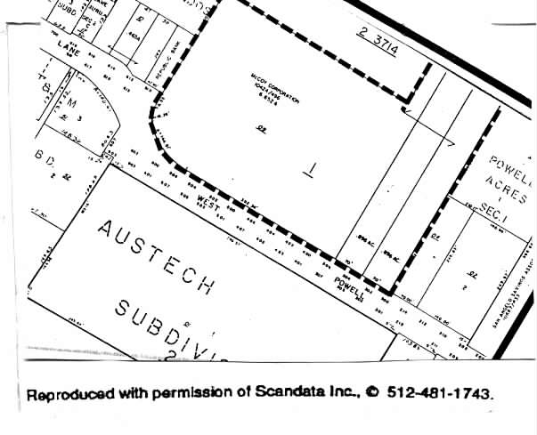 404 W Powell Ln, Austin, TX à louer - Plan cadastral – Image 2 sur 6