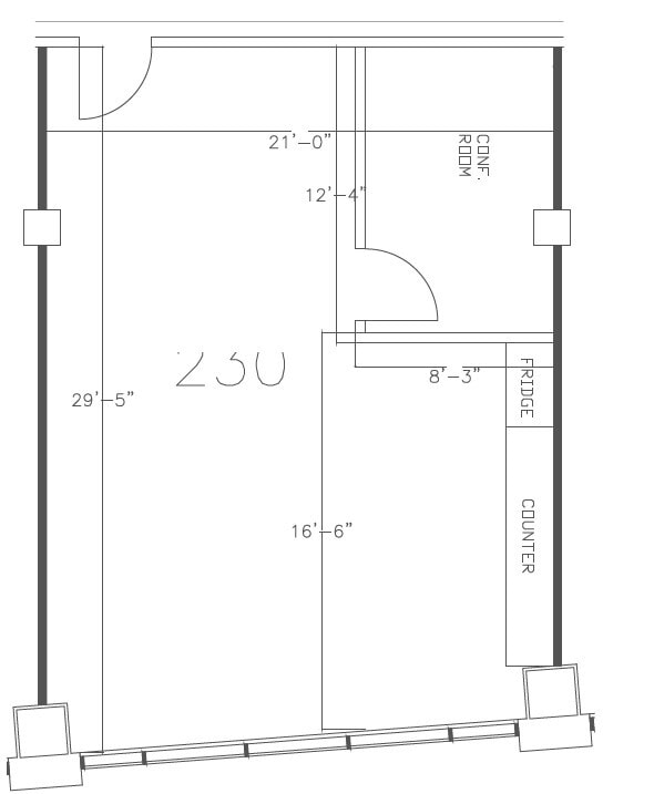 312 E 1st St, Los Angeles, CA à louer Plan d’étage– Image 1 sur 1