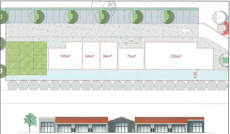 Terrain dans Saint-Quentin-de-Baron à vendre - Plan de site – Image 1 sur 2