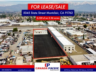 Plus de détails pour 5045 E State St, Montclair, CA - Terrain à louer