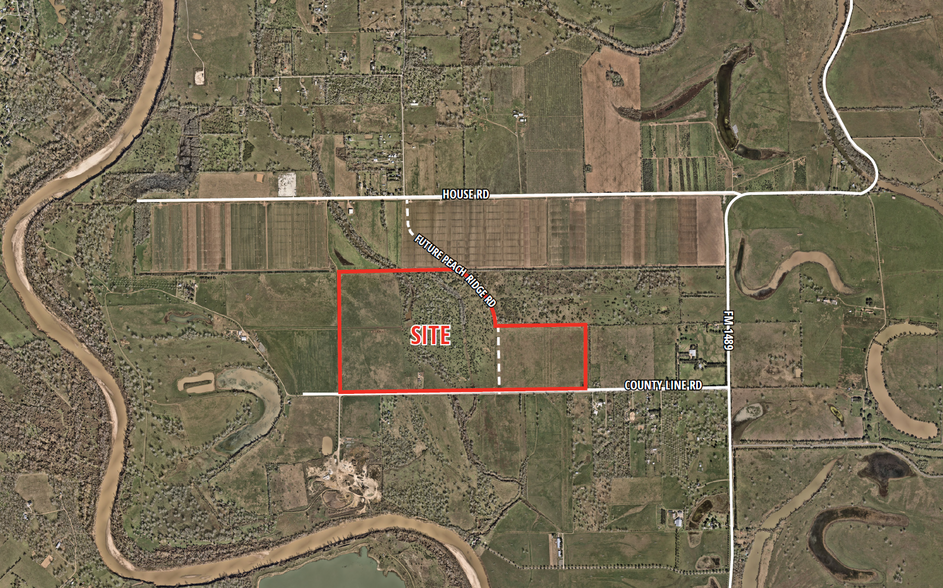 FM 1489 & County Line Rd, Brookshire, TX à vendre - Photo principale – Image 1 sur 5