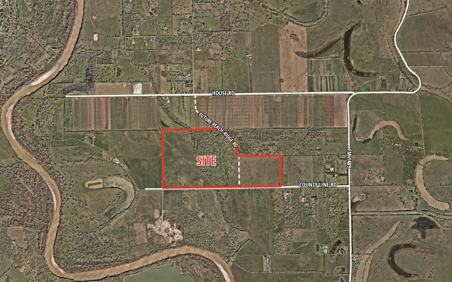 FM 1489 & County Line Rd, Brookshire, TX à vendre Photo principale– Image 1 sur 6