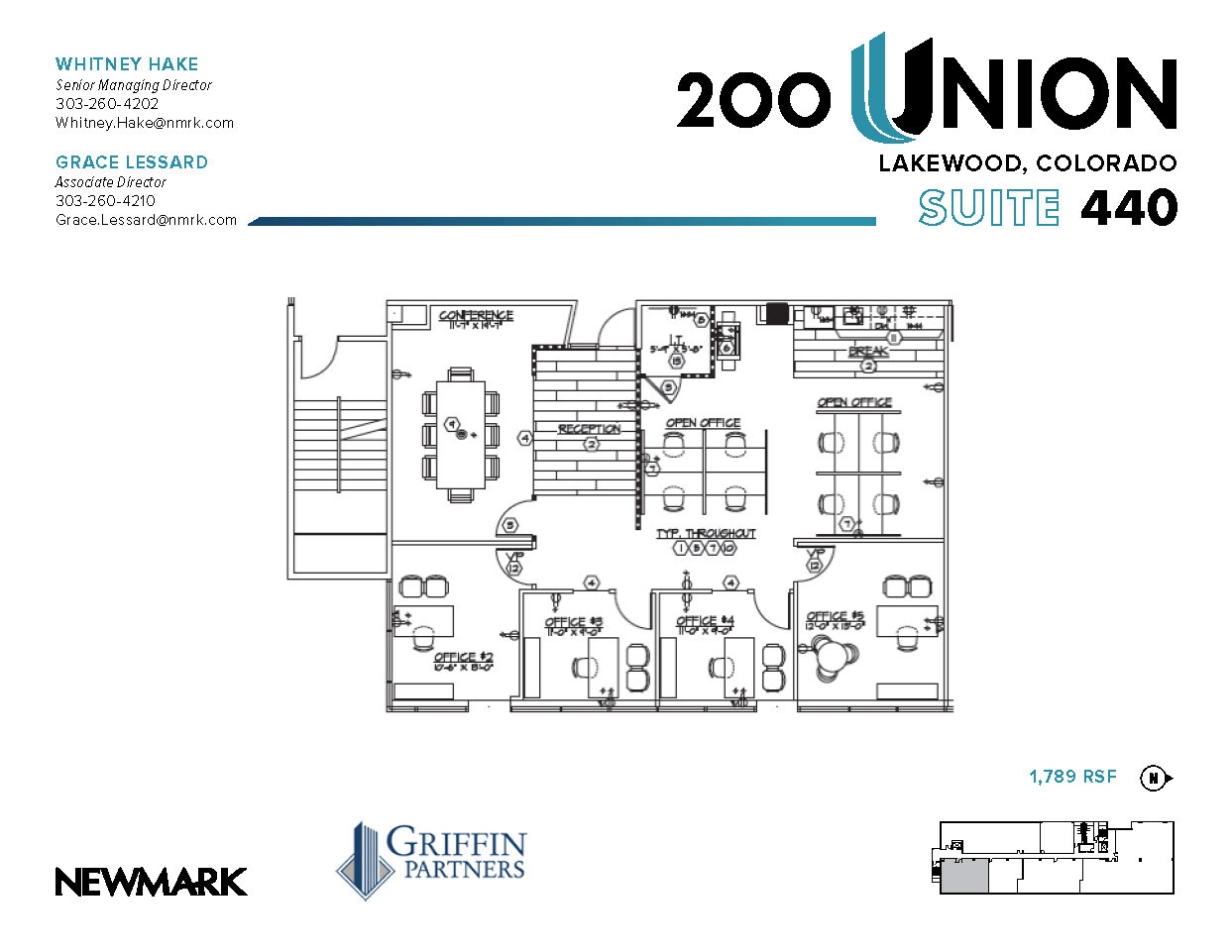 200 Union Blvd, Lakewood, CO à louer Plan d’étage– Image 1 sur 1