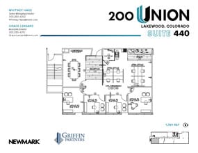 200 Union Blvd, Lakewood, CO à louer Plan d’étage– Image 1 sur 1