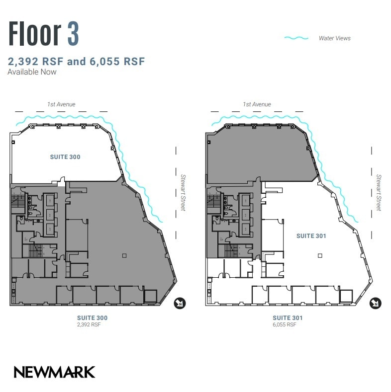 101 Stewart St, Seattle, WA à louer Plan d’étage– Image 1 sur 1