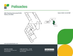 5901 Peachtree Dunwoody Rd NE, Atlanta, GA à louer Plan de site– Image 1 sur 1