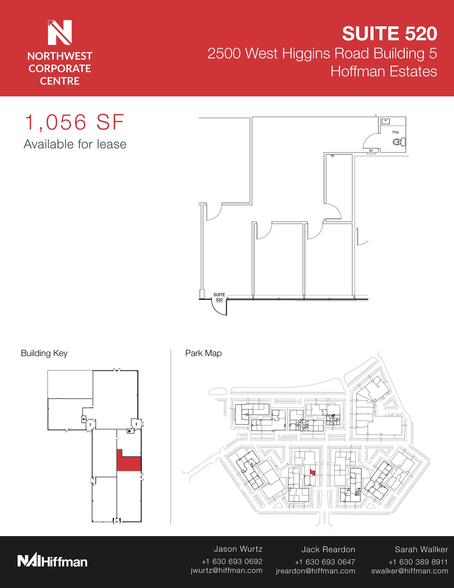 2500 W Higgins Rd, Hoffman Estates, IL à louer Plan d’étage– Image 1 sur 1
