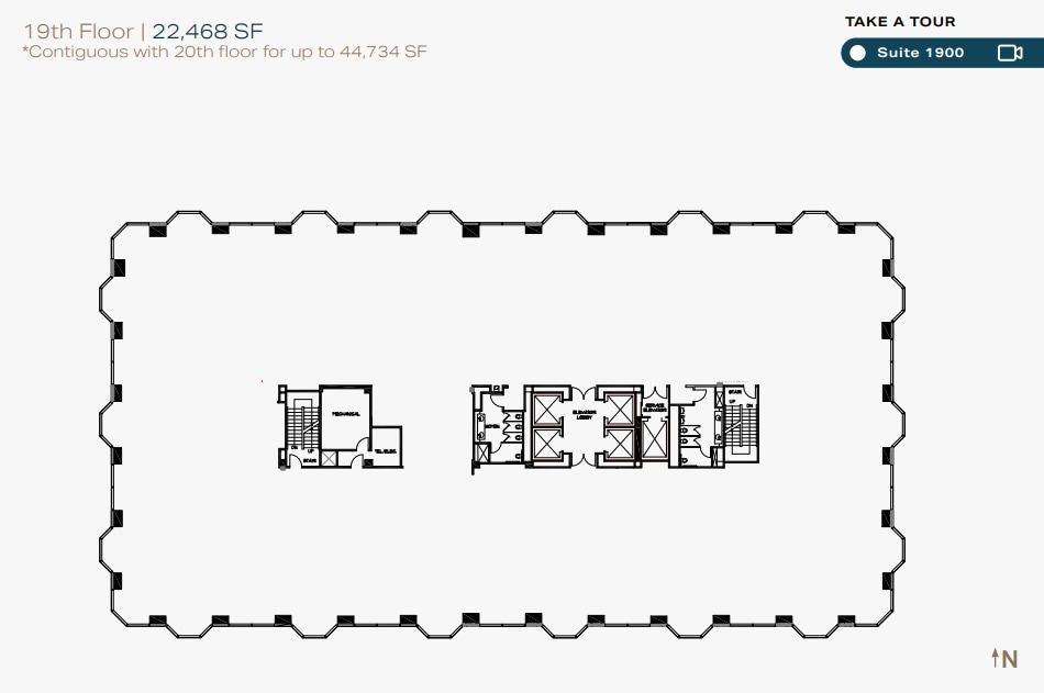 550 W C St, San Diego, CA à louer Plan d’étage– Image 1 sur 4