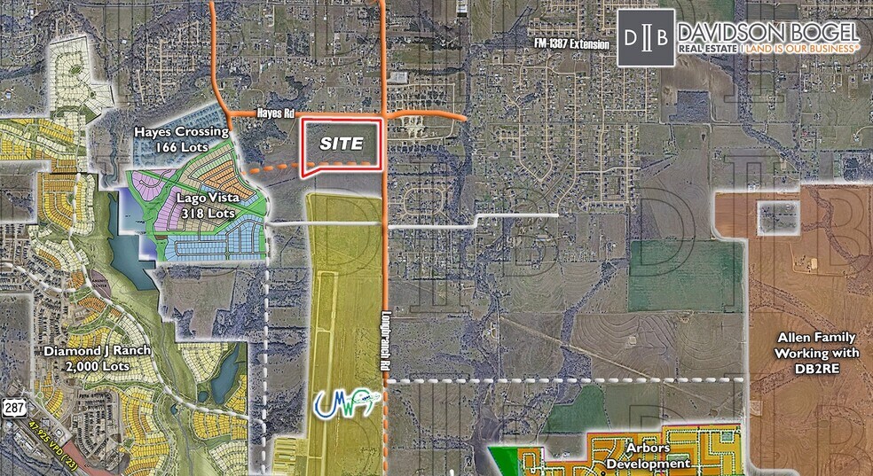Hayes Rd. & Longbranch Rd., Midlothian, TX à vendre - Photo de l’immeuble – Image 2 sur 2