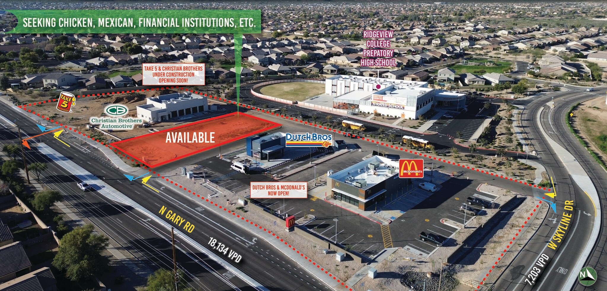 SWC GARY ROAD & SKYLINE DRIVE, San Tan Valley, AZ à vendre Photo principale– Image 1 sur 5