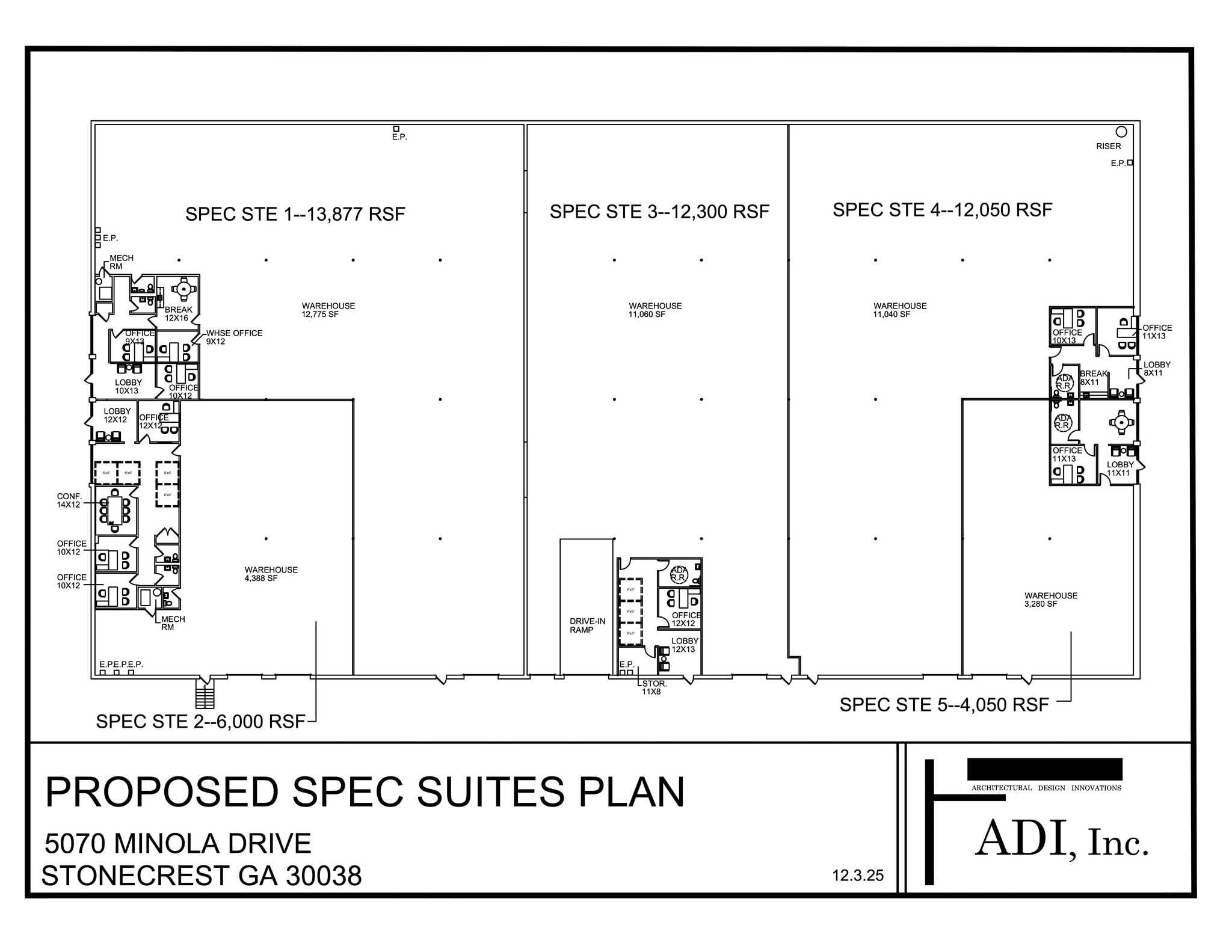 5070 Minola Dr, Stonecrest, GA à louer Plan de site– Image 1 sur 1