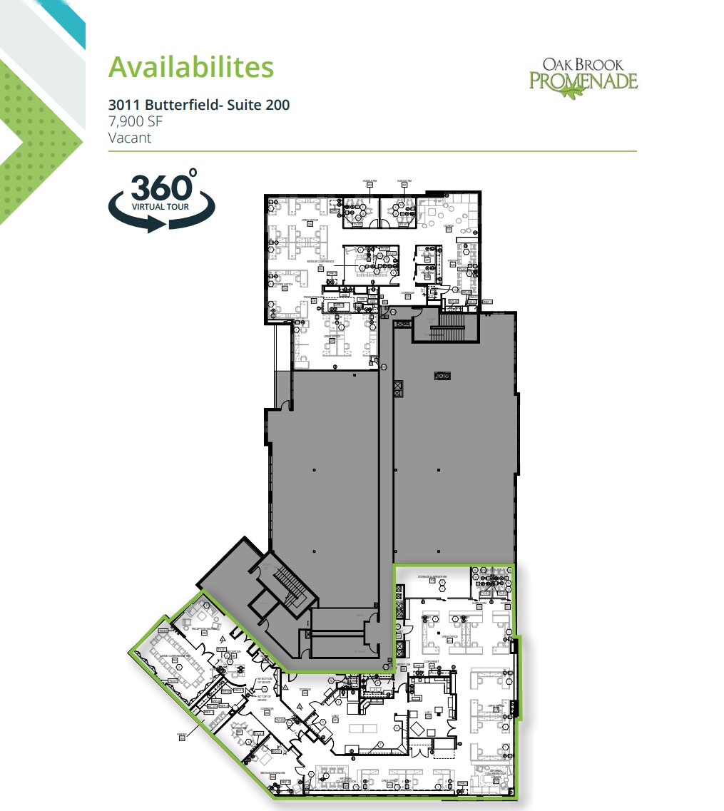 3051 Butterfield Rd, Oak Brook, IL à louer Plan d’étage– Image 1 sur 1