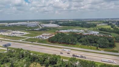 Katy Freeway & Cane Island, Katy, TX - VUE AÉRIENNE  vue de carte