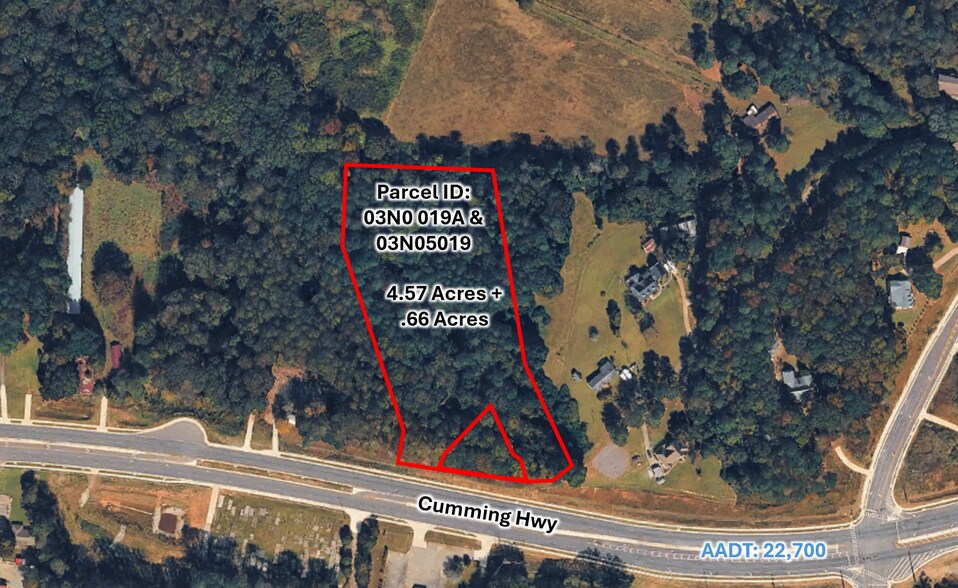 4589 Cumming Hwy, Canton, GA à vendre - Photo de l’immeuble – Image 2 sur 4