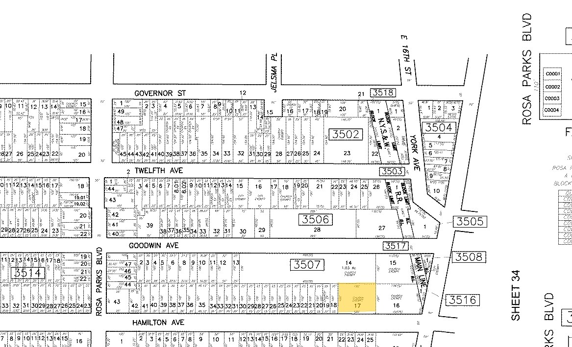 359 Hamilton Ave, Paterson, NJ à vendre Plan cadastral– Image 1 sur 2