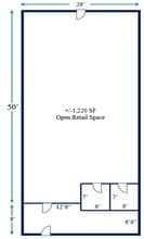 3390-3396 Boiling Springs Rd, Boiling Springs, SC à louer Plan d’étage– Image 1 sur 1