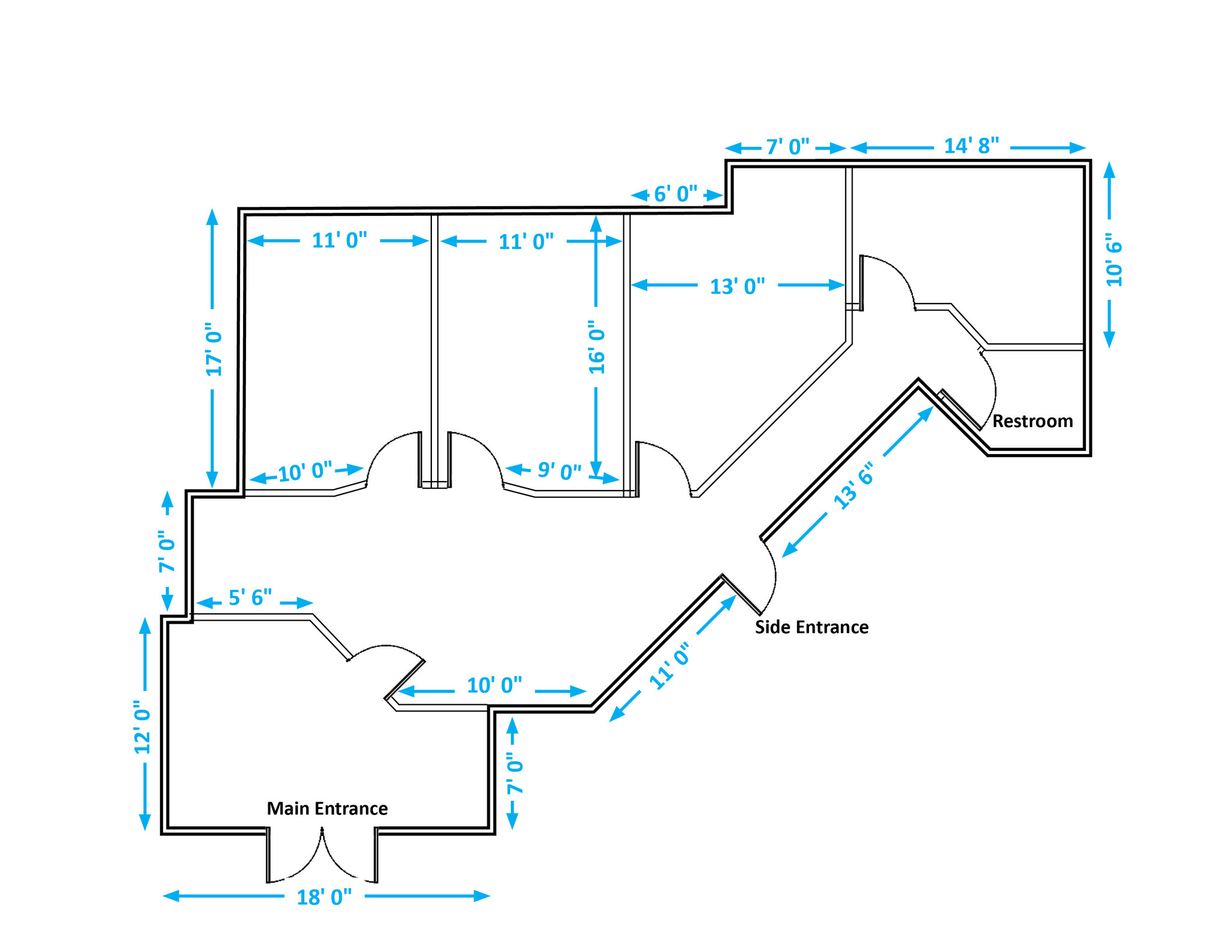 131 New London Tpke, Glastonbury, CT à louer Plan d’étage– Image 1 sur 1