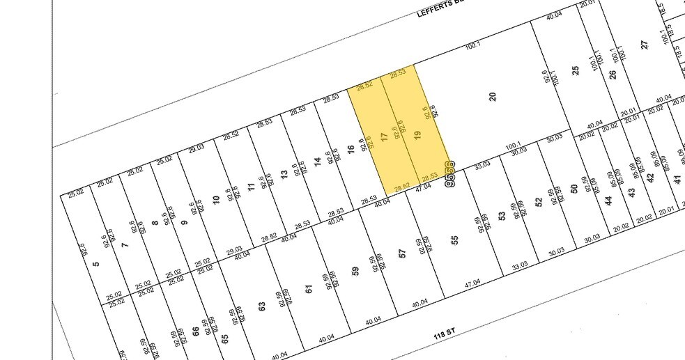 10342 Lefferts Blvd, South Richmond Hill, NY à louer - Plan cadastral – Image 3 sur 3