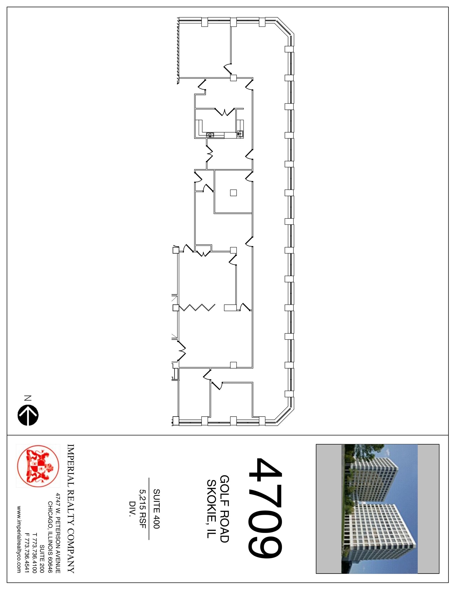 4709-4711 Golf Rd, Skokie, IL à louer Plan de site– Image 1 sur 12