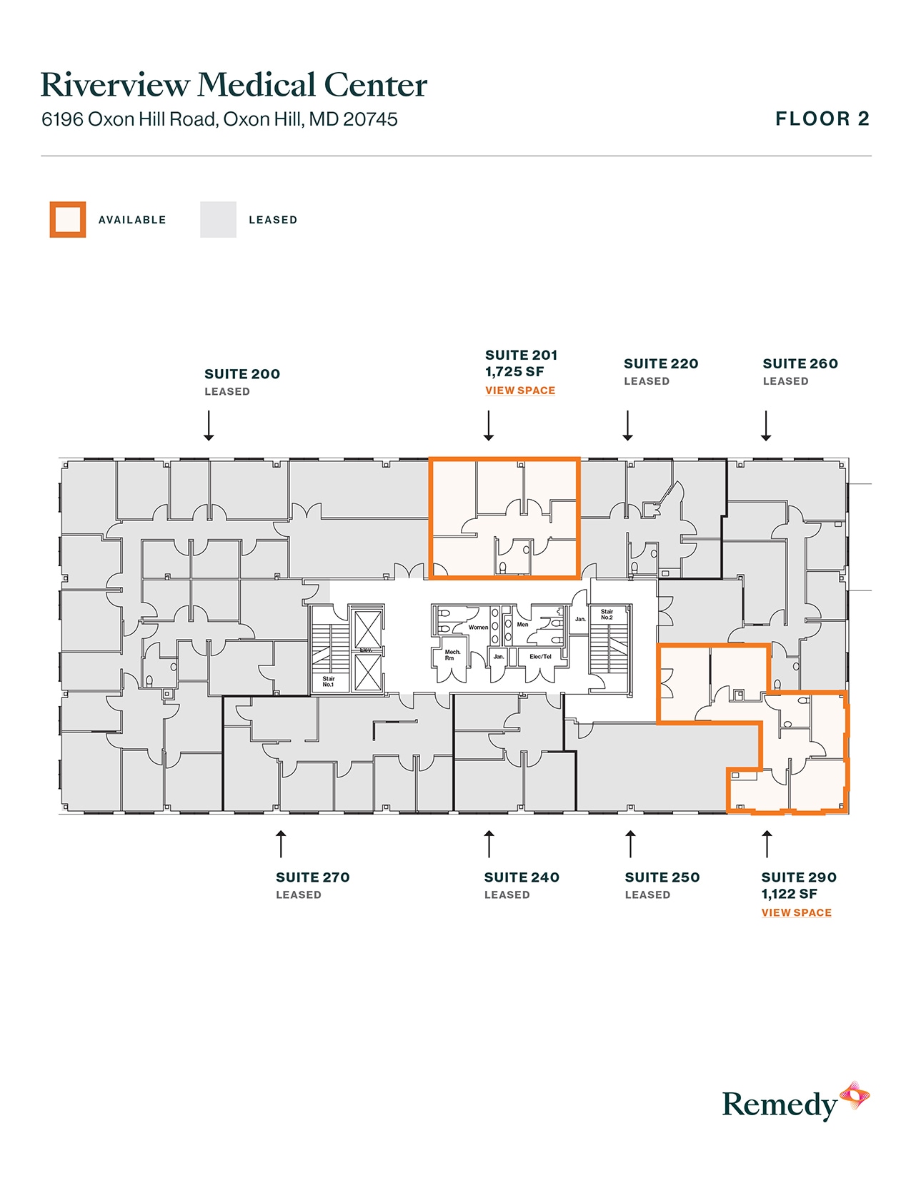 6196 Oxon Hill Rd, Oxon Hill, MD à louer Plan d’étage– Image 1 sur 4