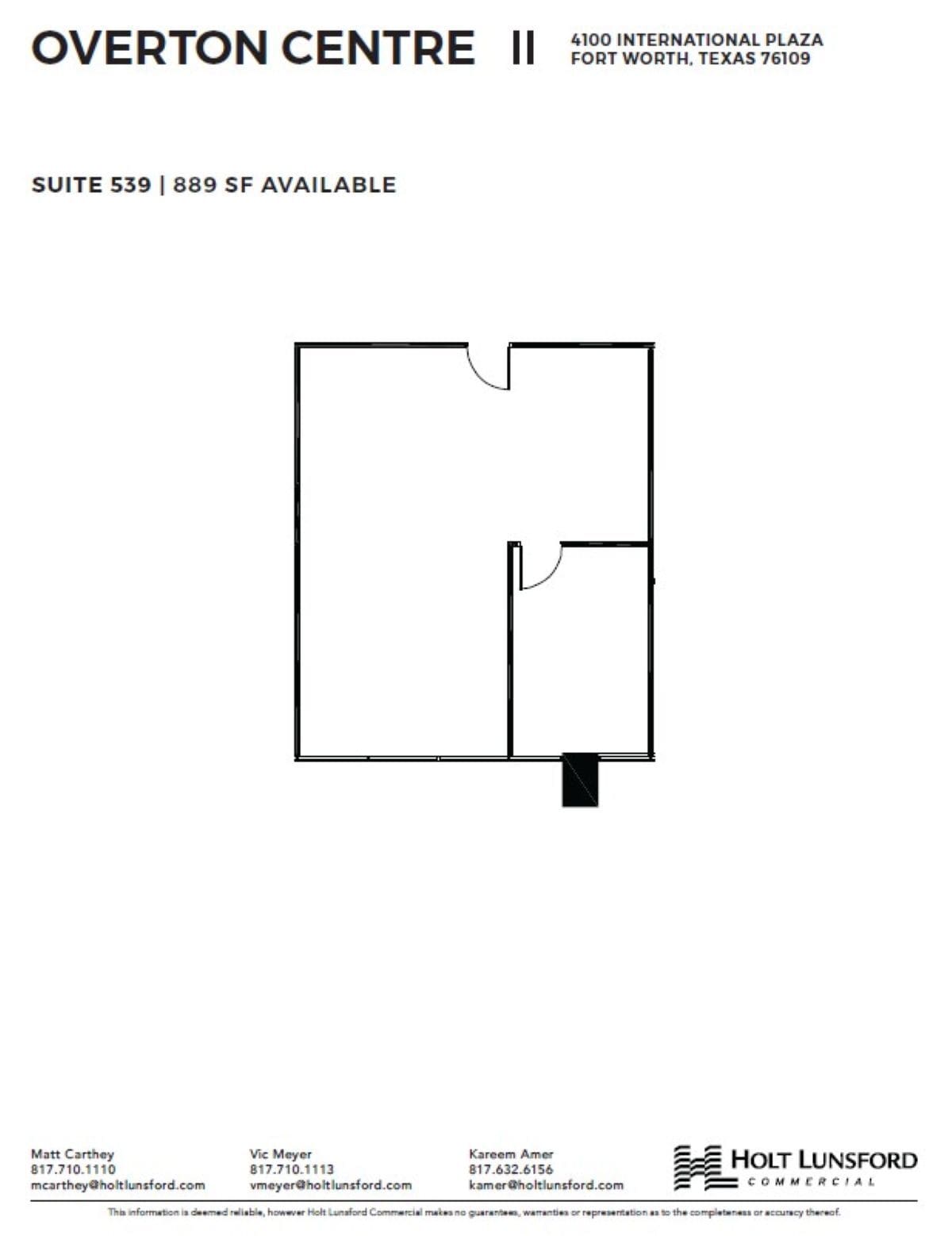 4150 International Plz, Fort Worth, TX à louer Plan d’étage– Image 1 sur 1