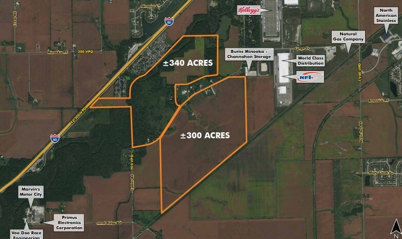 SEQ of I-80 & E Minooka, Minooka, IL à vendre - Photo de l’immeuble – Image 1 sur 1