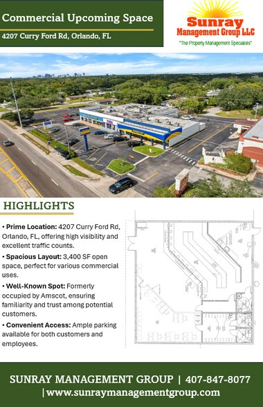 4205 Curry Ford Rd, Orlando, FL à louer - Photo de l’immeuble – Image 3 sur 3