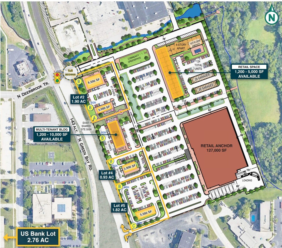 9020 N Green Bay Rd, Brown Deer, WI à louer Photo principale– Image 1 sur 4