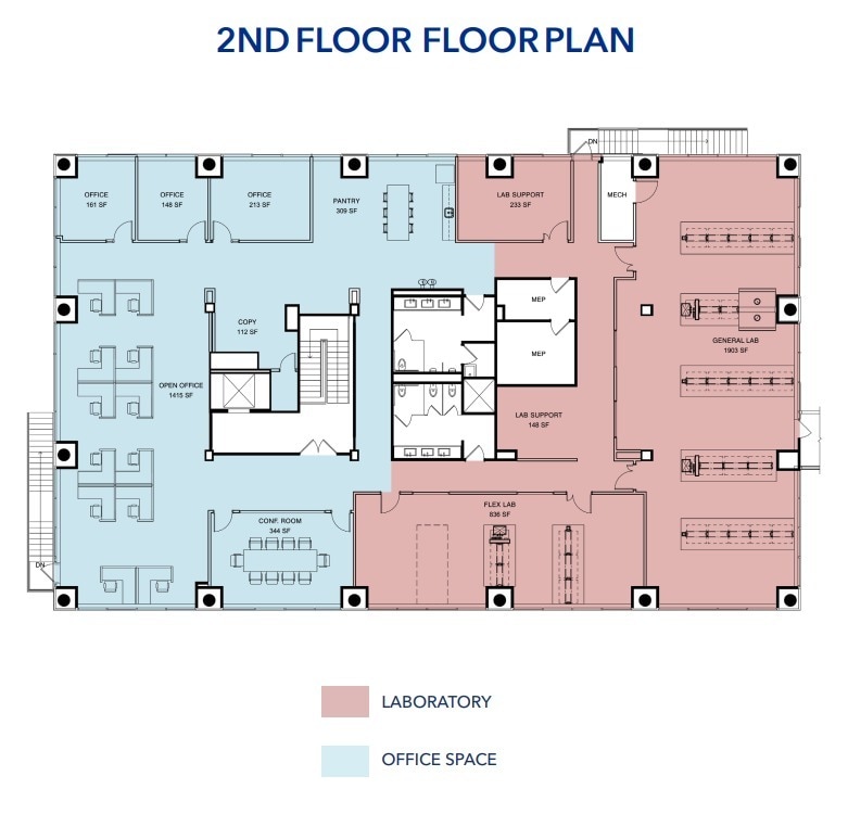 9920 Medical Center Dr, Rockville, MD à louer Plan d’étage– Image 1 sur 1