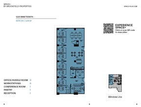 1220 19th St NW, Washington, DC à louer Plan d’étage– Image 1 sur 2