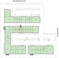 721 Nevada St, Redlands, CA à louer Plan de site– Image 2 sur 2