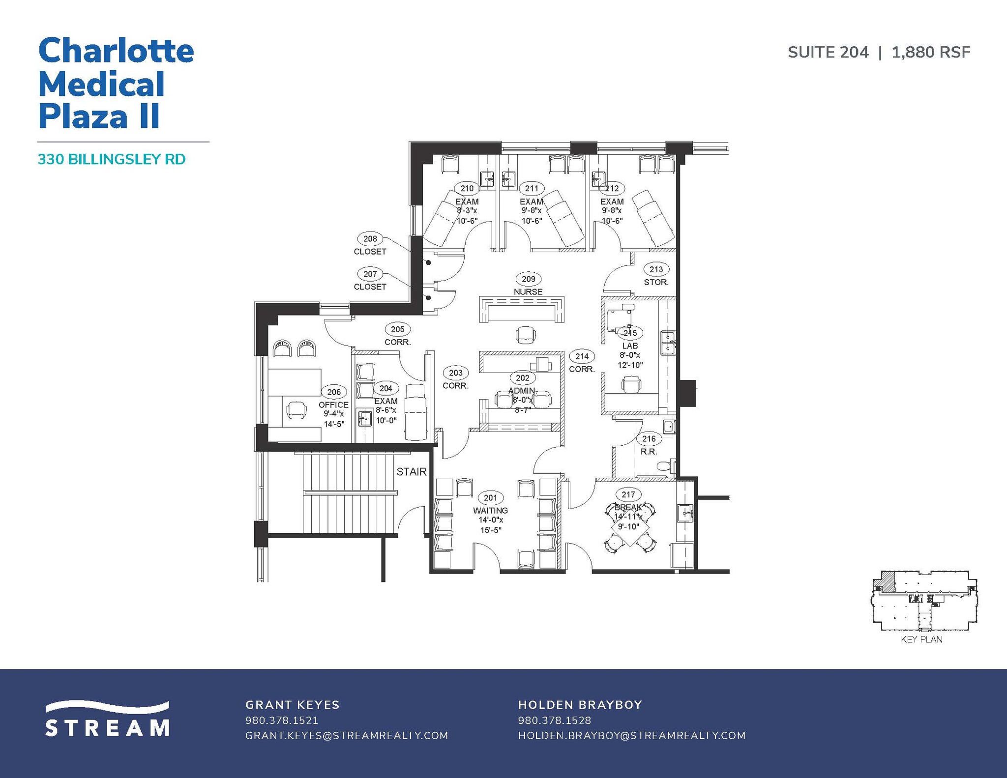330 Billingsley Rd, Charlotte, NC à louer Plan d’étage– Image 1 sur 1