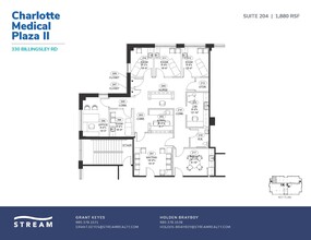 330 Billingsley Rd, Charlotte, NC à louer Plan d’étage– Image 1 sur 1