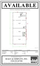 9203-9211 Slack Rd, Shreveport, LA à louer Plan de site– Image 1 sur 1