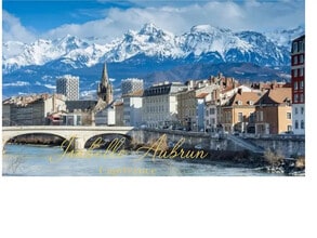 Grenoble, ISE - Vue aérienne  vue de carte